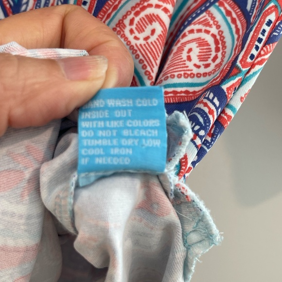 00008 J. McLaughlin Catalina Cloth Tunic Medium Paisley 3/4 Sleeve - Picture 9 of 13